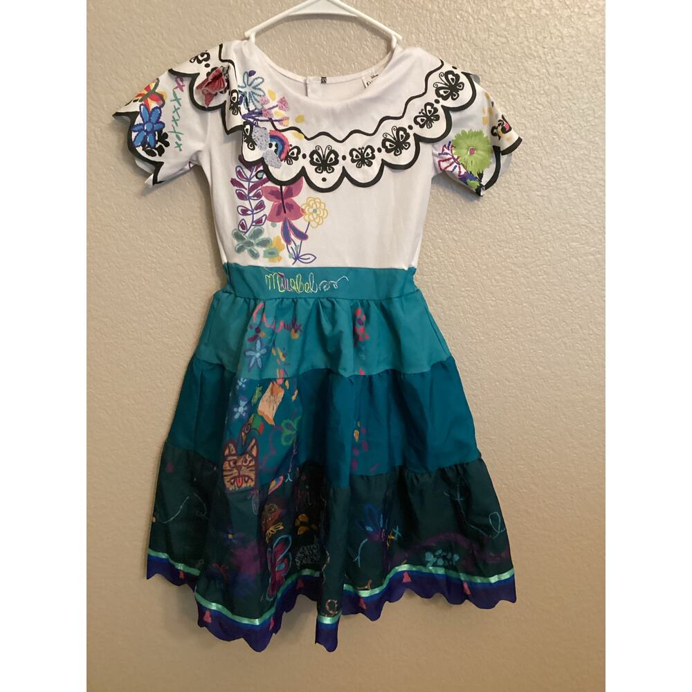 Disney Parks Encanto Mirabel Madrigal costume dress for kids S